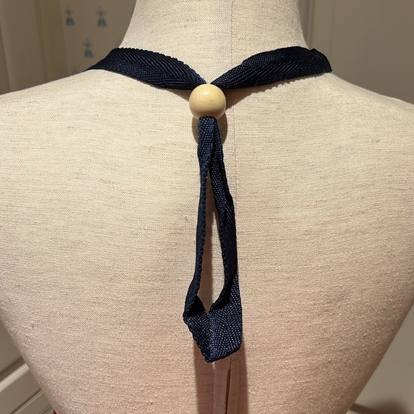 BRAND NEW RED PLAID FABRIC APRON - Picture 3 of 5